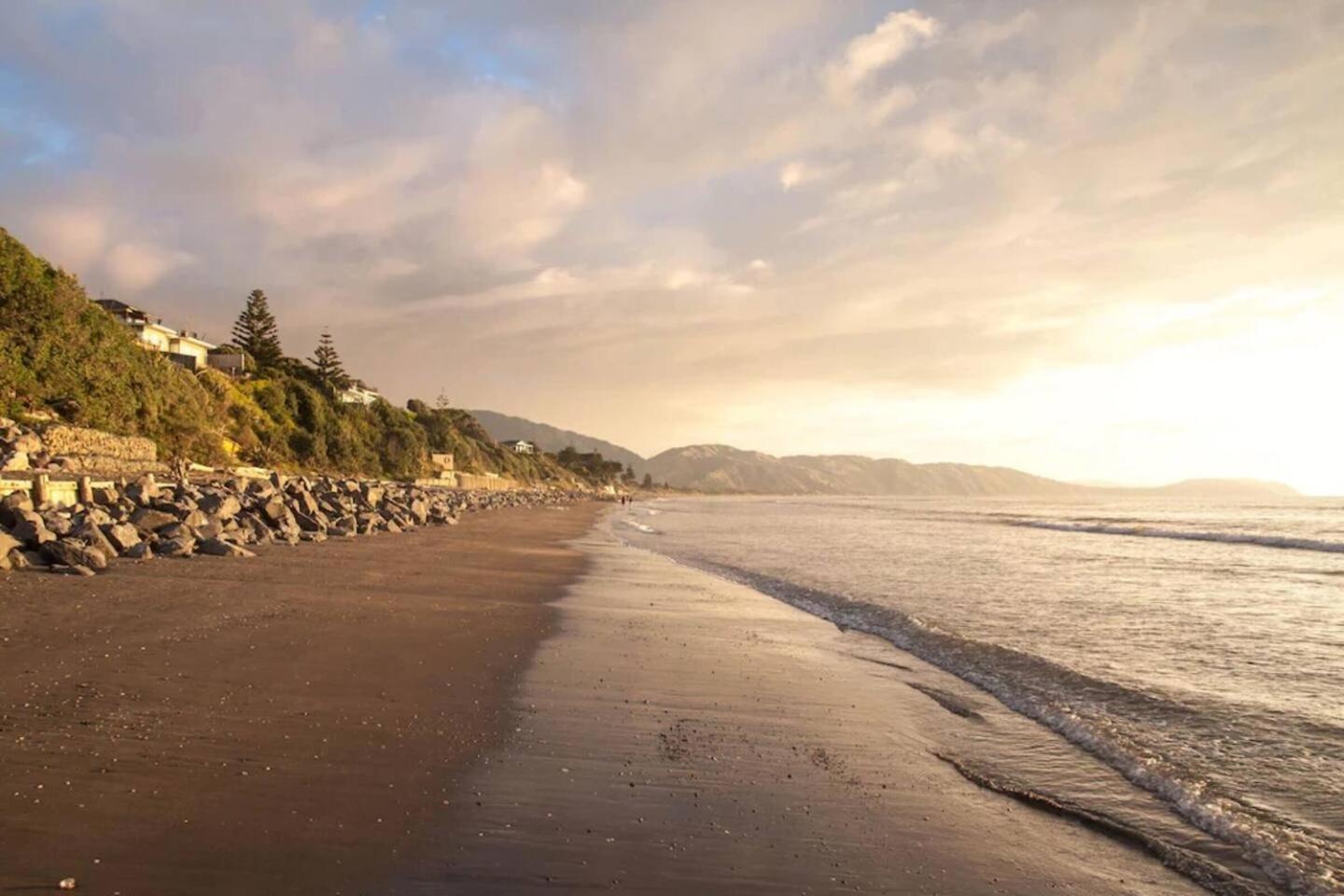 Villa Seascapes Waterfront 3 Paraparaumu Esterno foto